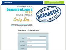 Tablet Screenshot of guaranteed.com